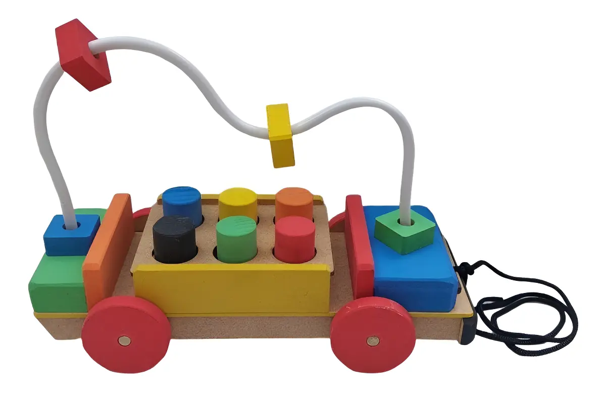 Carrinho Aramado Multifunção — Wood Toys — melhor opção