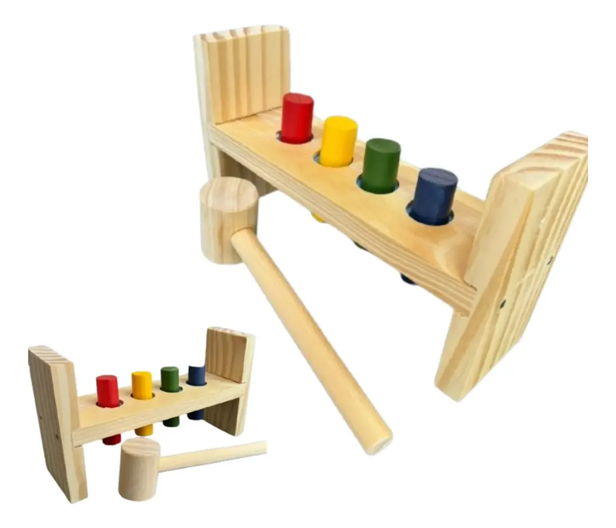 Brinquedo de Bater Pinos (Martelo) — mais em conta